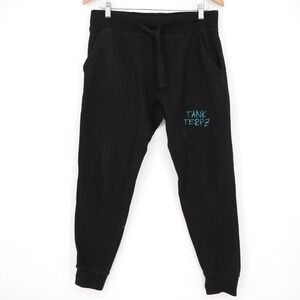 Lane Seven Tank Terpz Black Embroidered Jogger Sweatpants Size S
